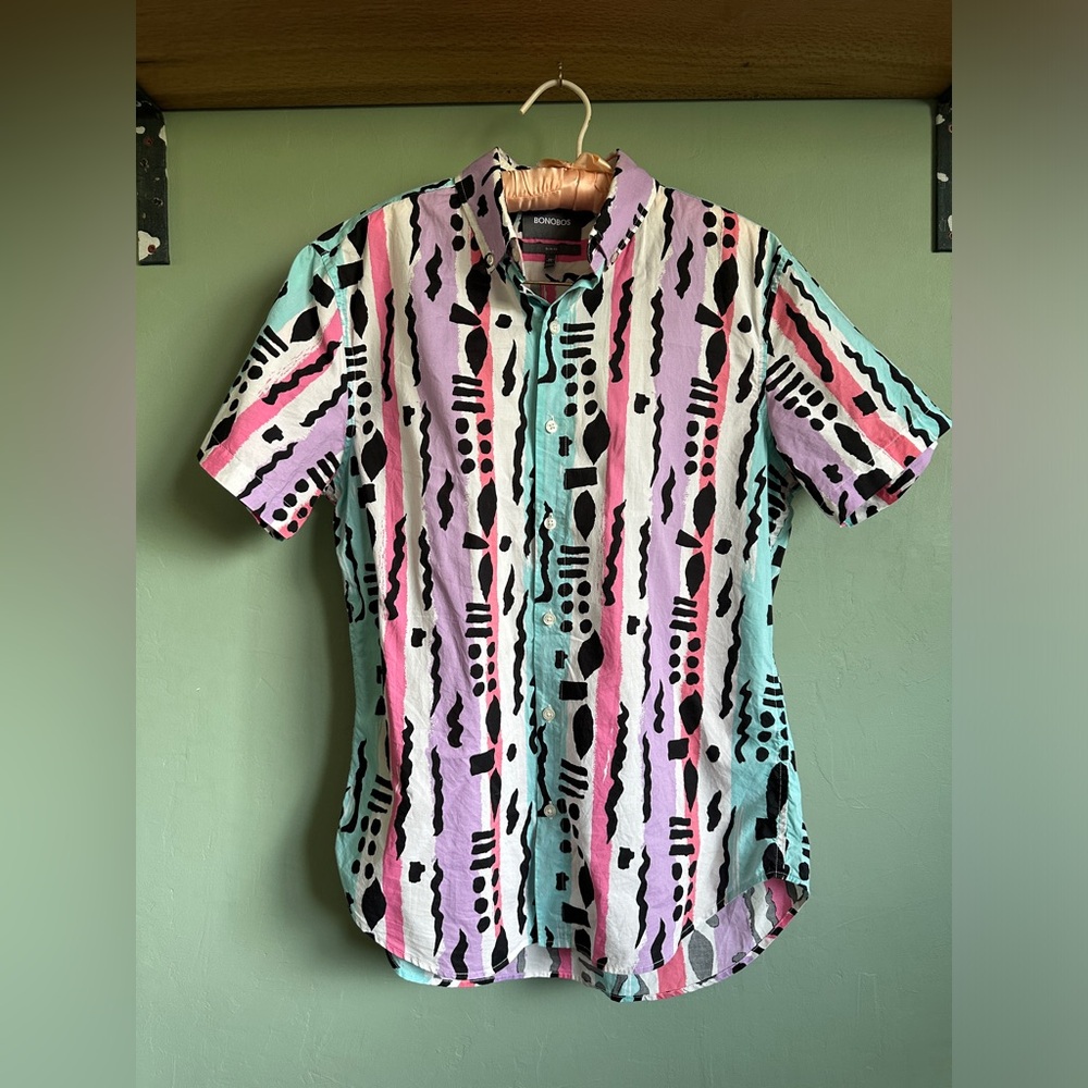 Bonobos slim fit button up shirt size M